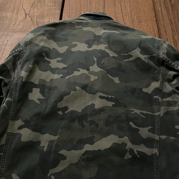 SER.O.YA Jacket Mens Medium Green Camo Military Field Coat Made In Italy SR103 - Picture 5 of 11